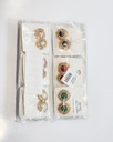 ZARCILLOS PIEDRAS COLORES STRASS