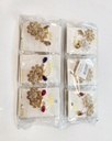 ZARCILLOS STRASS FLOR PIEDRA COLORES