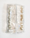 ZARCILLOS A PRESION CLIP STRASS PERLA