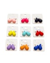 ZARCILLOS CHUNKY GOTAS COLORES MATE