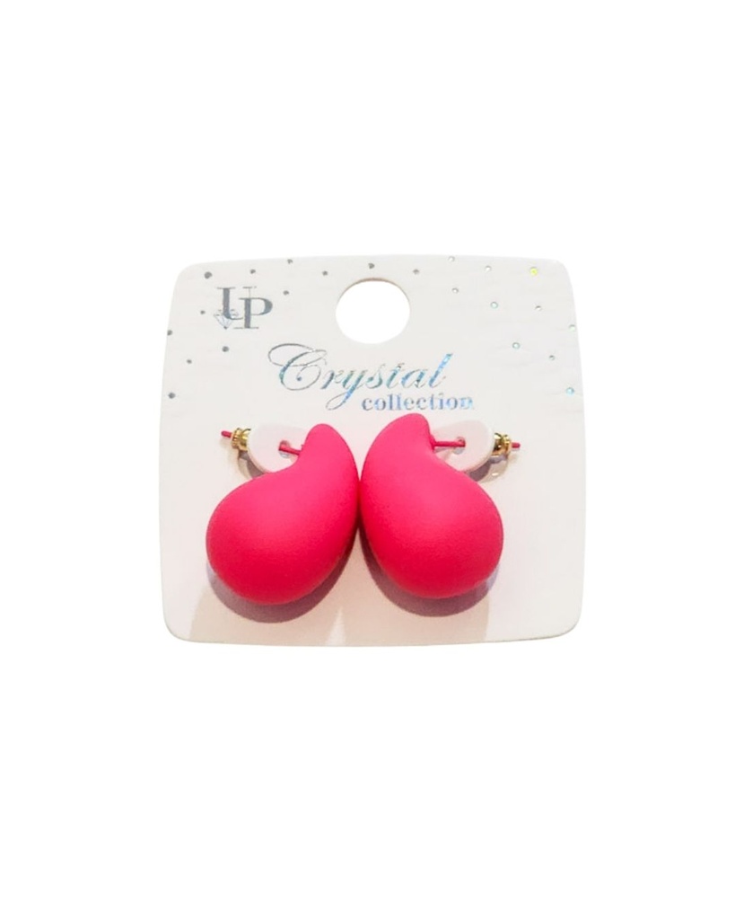 ZARCILLOS CHUNKY GOTAS COLORES MATE
