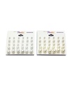 ZARCILLOS TOPITOS PERLAS SET DE 15