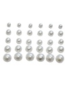 ZARCILLOS TOPITOS PERLAS SET DE 15