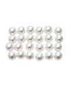 ZARCILLOS TOPITOS PERLAS SET DE 12 