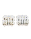 ZARCILLOS TOPITOS SET DE 15 PARES