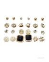ZARCILLOS TOPITOS SET DE 12 PARES