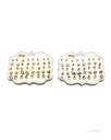 ZARCILLOS TOPITOS SET DE 20 PARES