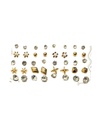 ZARCILLOS TOPITOS SET DE 20 PARES