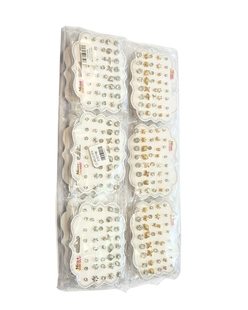 ZARCILLOS TOPITOS SET DE 20 PARES