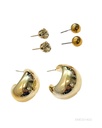 ZARCILLOS TOPITOS CHUNKY SET DE 3