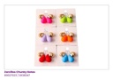 ZARCILLOS GOTAS DOBLE COLORES