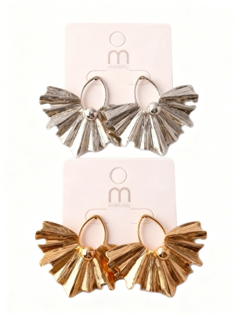 ZARCILLOS ABANICO CHUNKY GRANDES