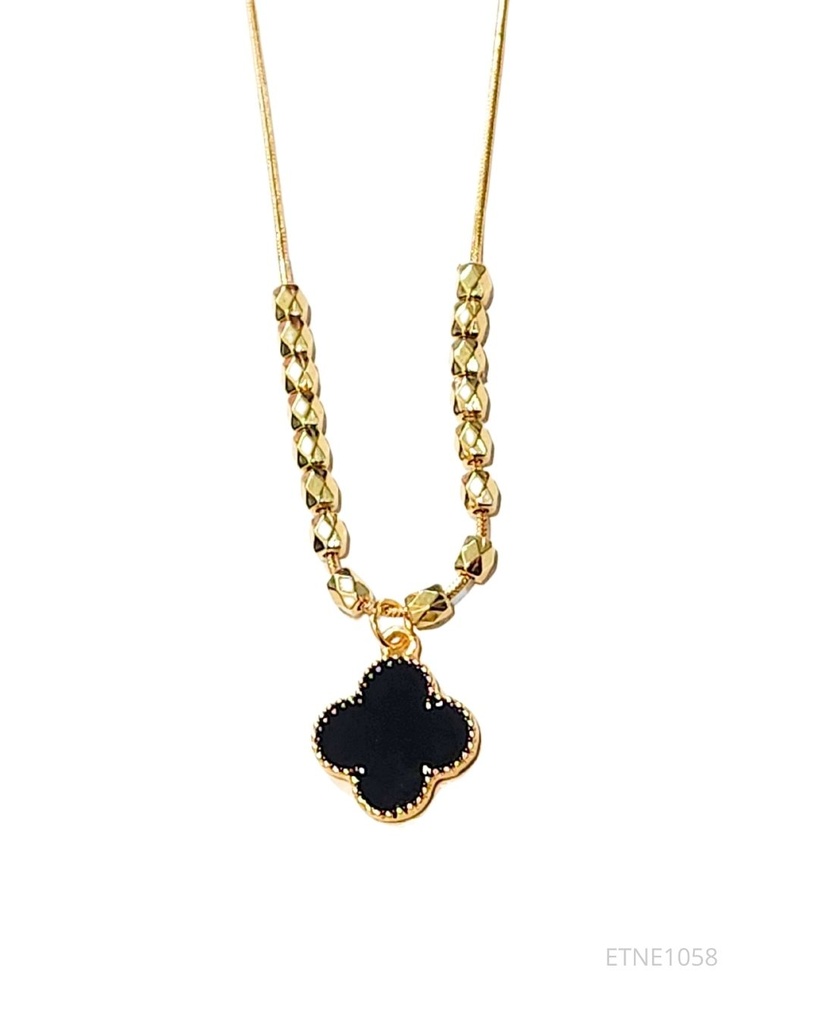COLLARES NACAR VAN CLEEF TREBOL NEGRO