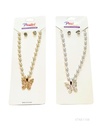 COLLARES MARIPOSA PERLA