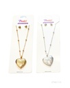COLLARES RELICARIOS CORAZON  