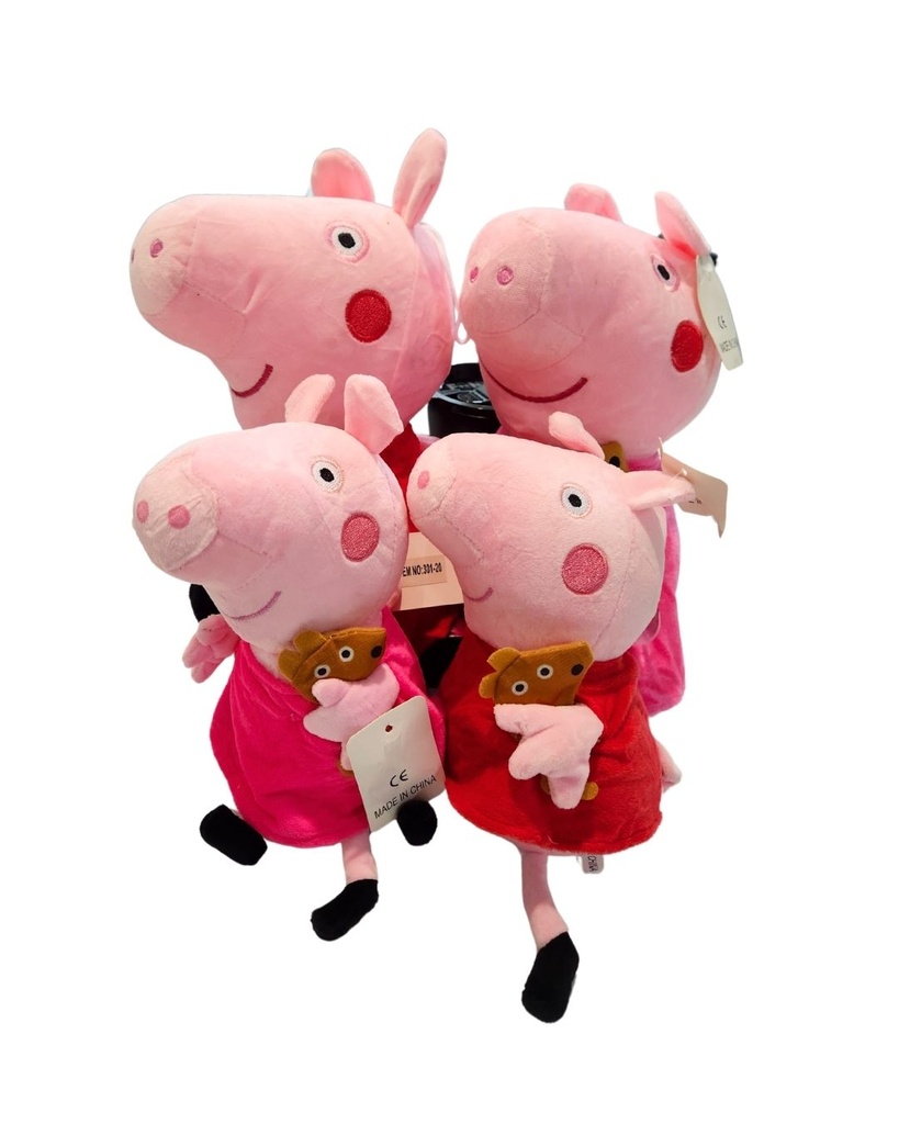 PELUCHES PEPPA PIG PEQUEÑO CON CHUPON (20 CM)