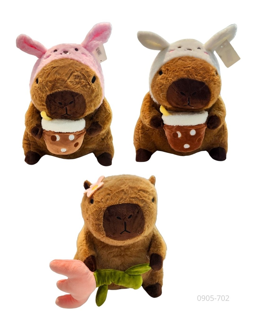 PELUCHES CAPYBARA PEQUEÑOS (30 CM)