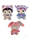 PELUCHES SANRIO TAY DAY PEQUEÑO (KUROMI-MY MELODY) (20 CM)