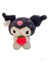 PELUCHES SANRIO FRESA (KUROMI-MY MELODY) (20 CM)
