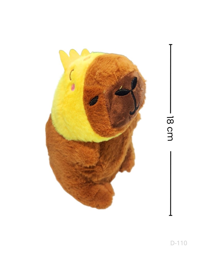 PELUCHES CAPYBARA PEQUEÑO (18 CM)