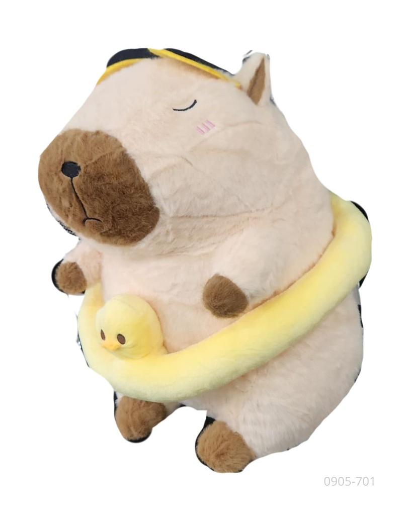 PELUCHES CAPYBARA PLAYERO MEDIANO (40 CM)