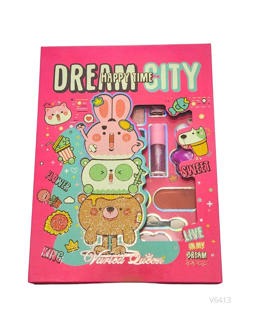 MAQUILLAJE DREAM CITY SET PARA NIÑAS (V6413)