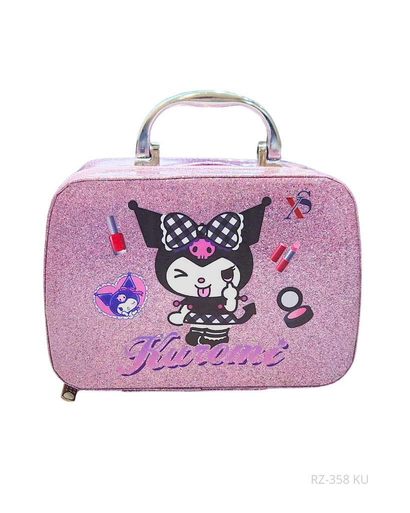 MAQUILLAJE KUROMI MALETA SET PARA NIÑAS
