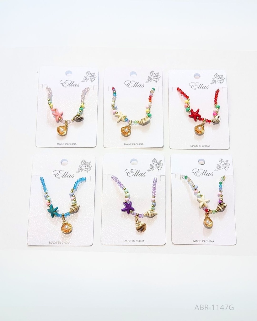 PULSERA OSTRA COLORES