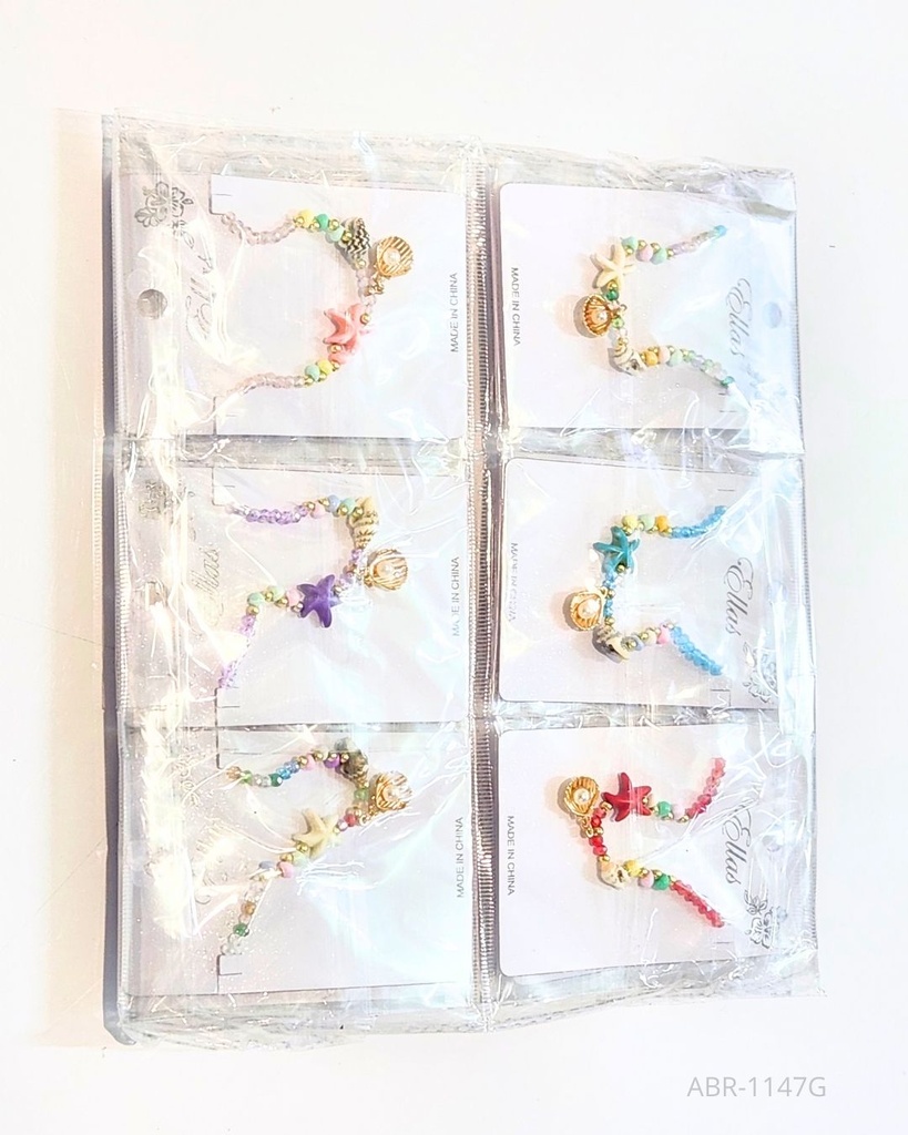 PULSERA OSTRA COLORES