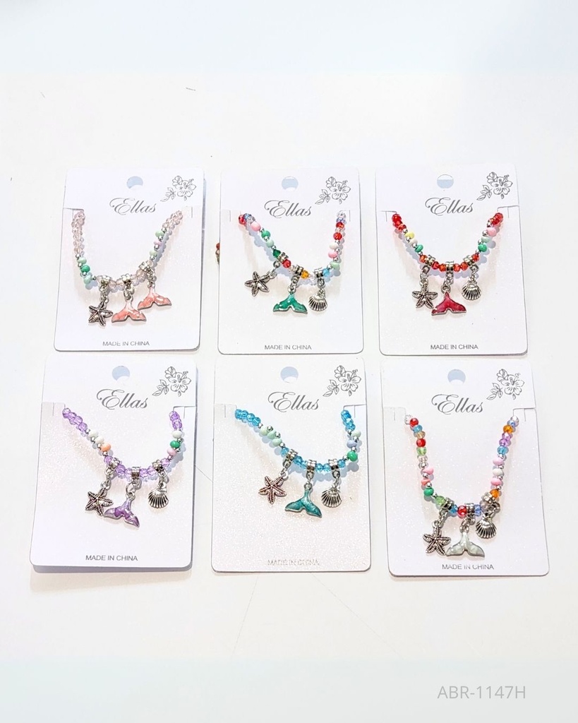 PULSERAS SIRENAS COLORES