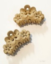 GANCHETAS ACRILICAS MATE FLOR SET DE 2