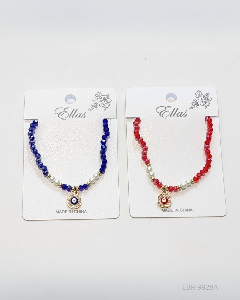 PULSERAS OJO TURCO FLOR