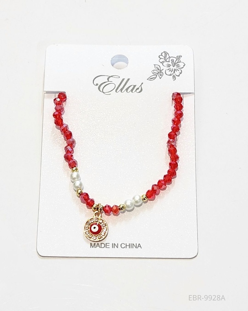 PULSERAS OJO TURCO FLOR