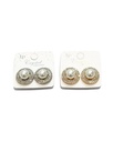 ZARCILLOS A PRESION STRASS PERLA