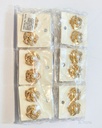 ZARCILLOS A PRESION STRASS PERLA FLOR