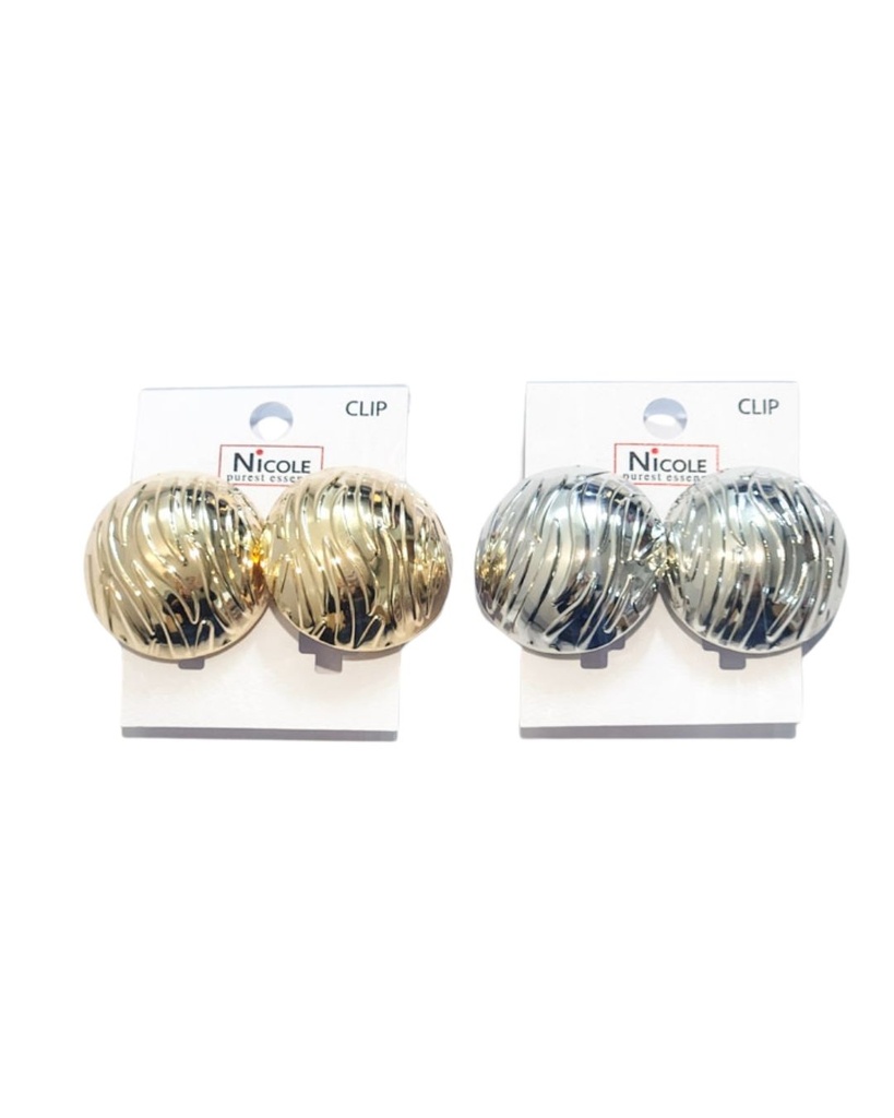 ZARCILLOS A PRESION CLIP (4 CM)