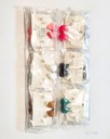 ZARCILLOS GOTAS CHUNKY MATE SET DE 3