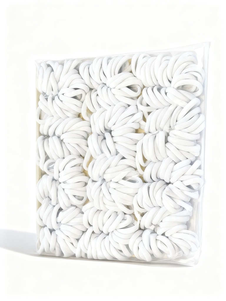 COLAS LYCRA BLANCAS SET DE 30 (3.5 CM)