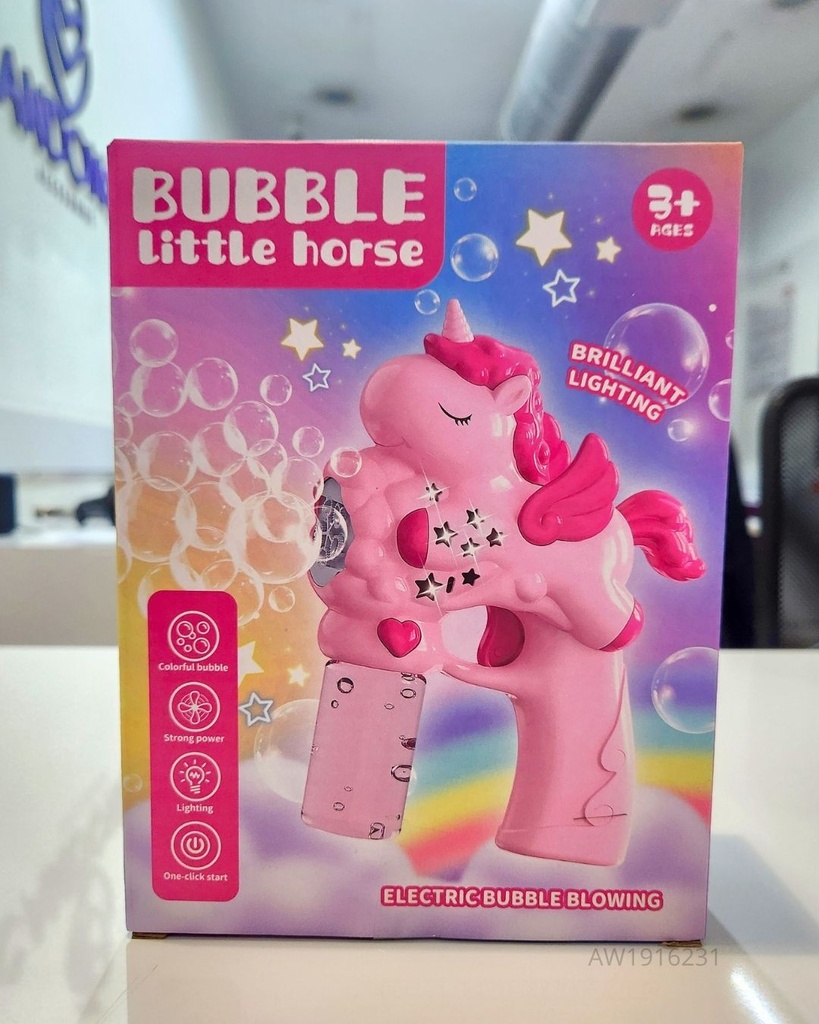 PISTOLAS DE BURBUJAS UNICORNIO