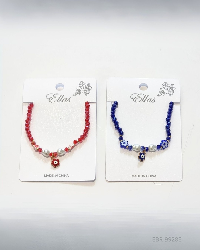 PULSERAS OJO TURCO FLOR