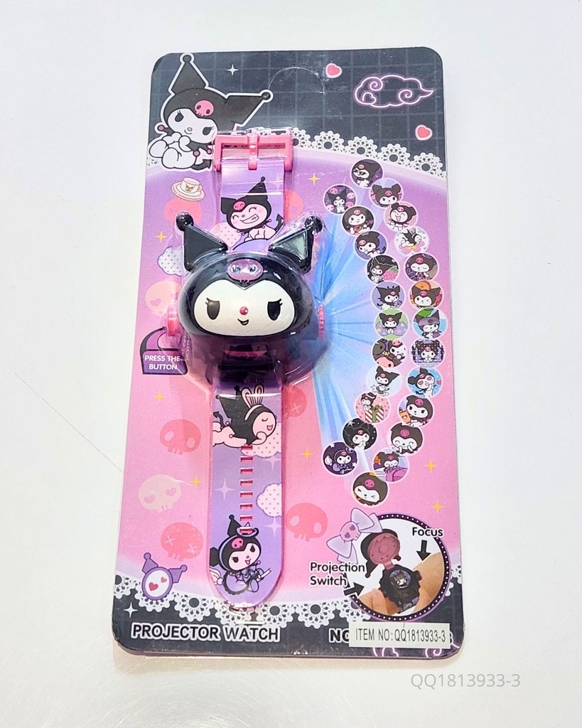 RELOJ PROYECTOR  KUROMI