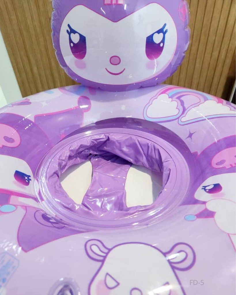 SALVAVIDAS FLOTADORES SANRIO DE NIÑA (KUROMI- MY MELODY)