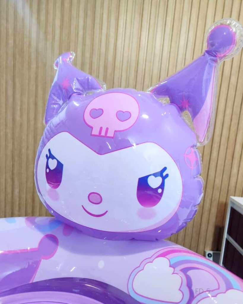 SALVAVIDAS FLOTADORES SANRIO DE NIÑA (KUROMI- MY MELODY)