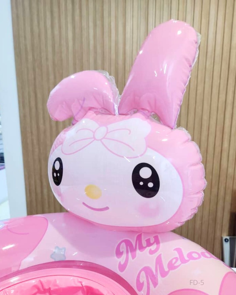 SALVAVIDAS FLOTADORES SANRIO DE NIÑA (KUROMI- MY MELODY)