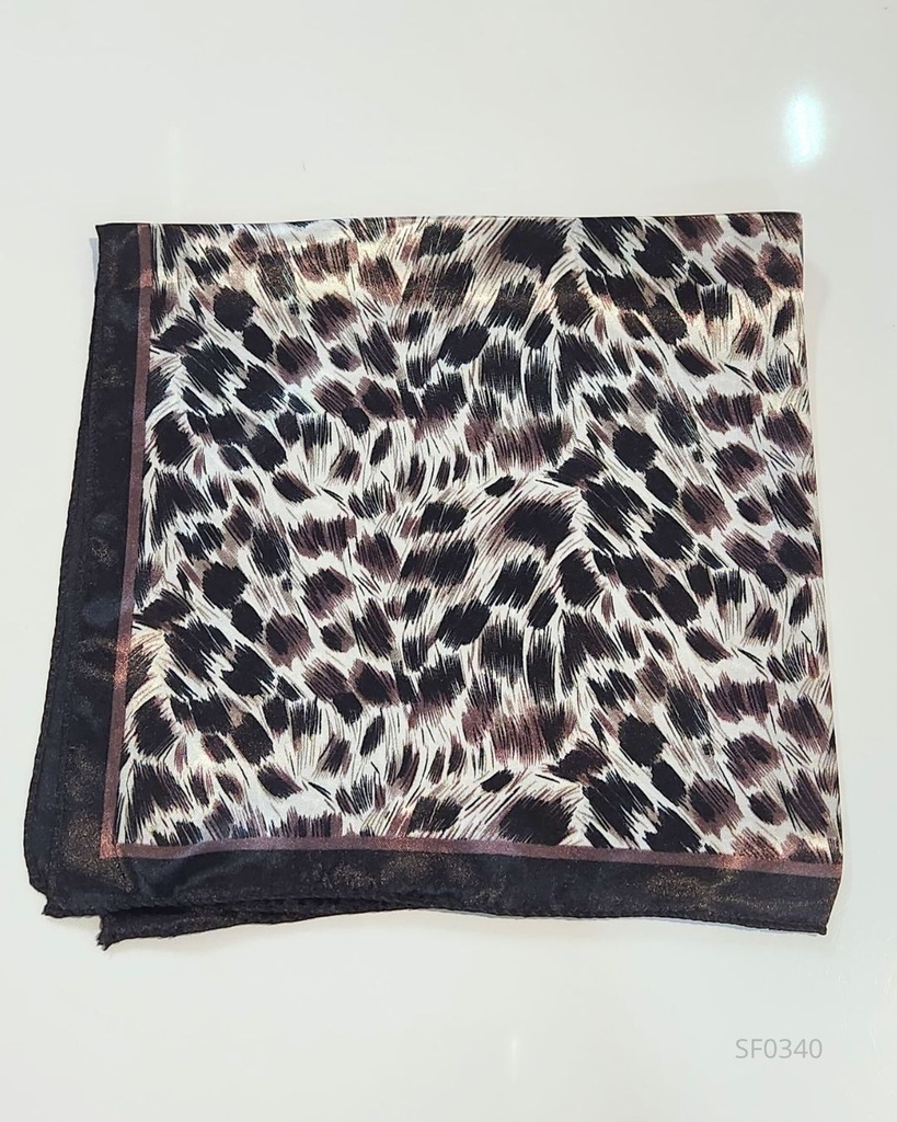 PAÑUELOS DE SEDA ANIMAL PRINT