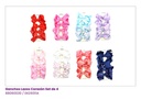 GANCHOS LAZOS SET DE 2 PARES CORAZON