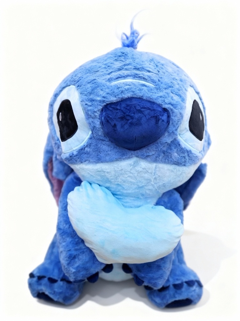 PELUCHES STITCH Y ANGELA CORAZON GRANDE (75 CM)