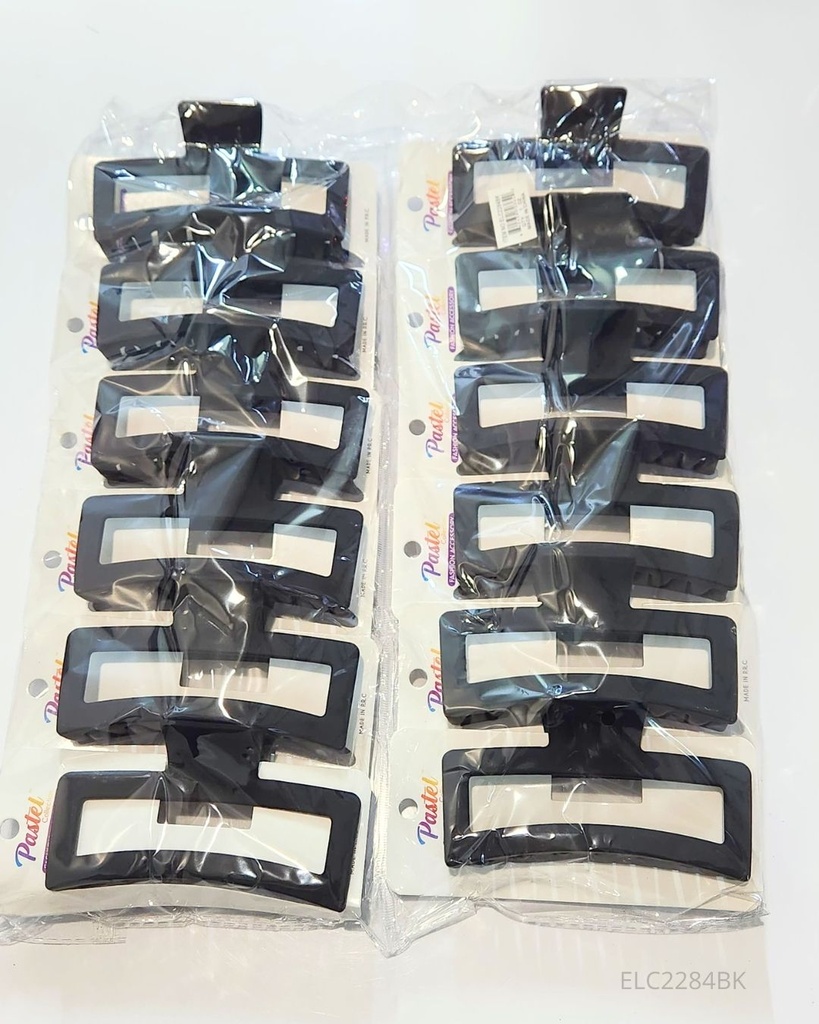 GANCHETAS NEGRA MATE (13CM)