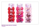 GANCHOS LAZO SET DE 4 CORAZON 