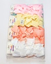 GANCHOS LAZO PASTEL SET DE 4